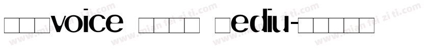 ABBvoice CNSG Mediu字体转换